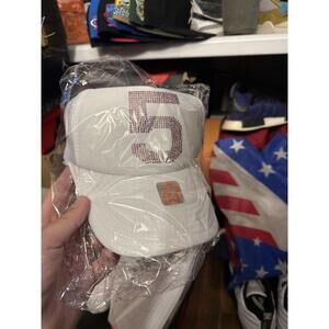 Sp5der trucker hat with rhinestones